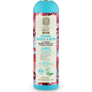 CHAMPÚ PROFESIONAL SCHIZANDRA, GINSENG Y BIOTINA, PARA TODO TIPO DE CABELLO, 400ML