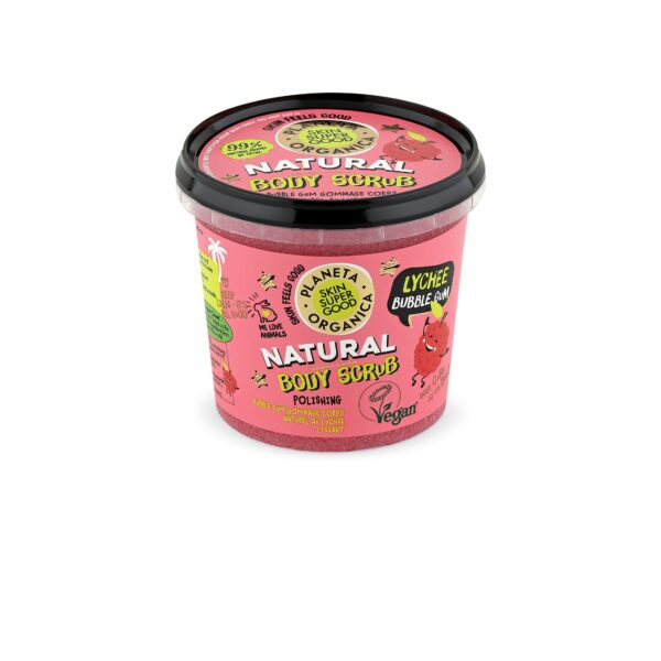 EXFOLIANTE CORPORAL NATURAL «CHICLE DE LICHI», 360ml