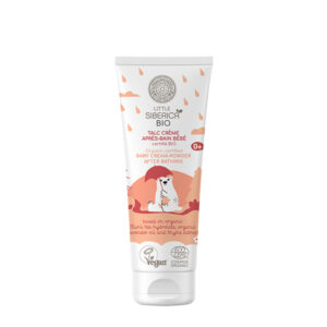CREMA CON EFECTO TALCO ORGANICA PARA BEBES DESPUES DEL BAÑO, 75ml