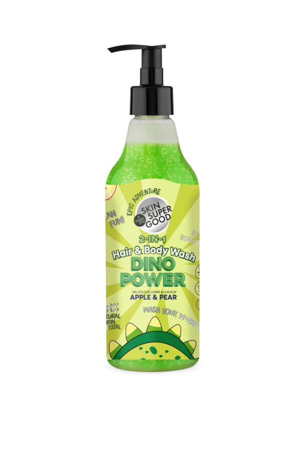 GEL 2 EN 1 PARA CABELLO Y CUERPO «DINO POWER», 500 ML