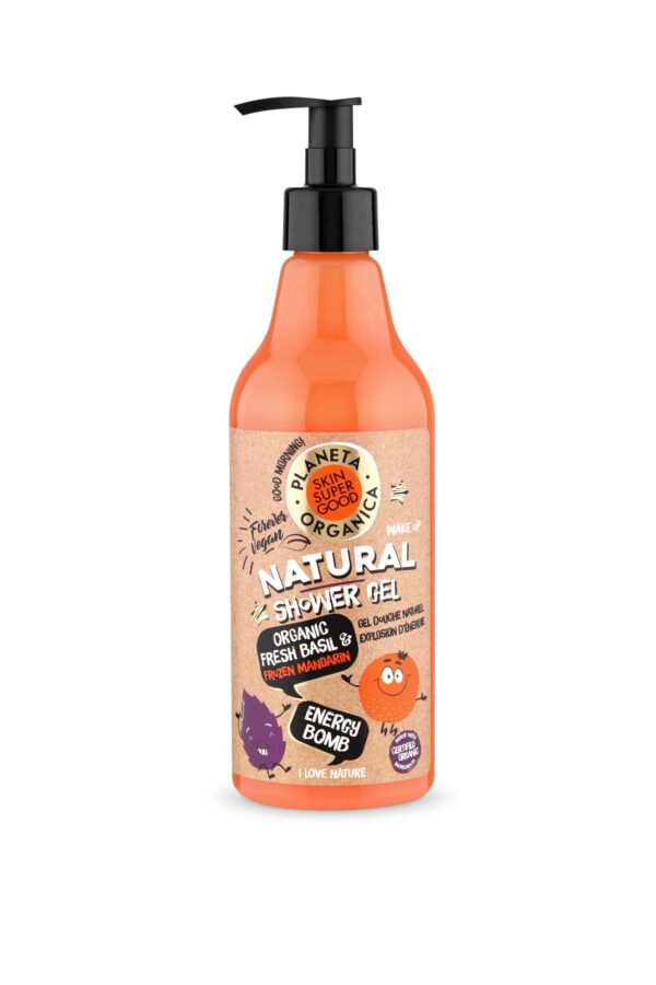 GEL DE DUCHA NATURAL «ENERGY BOMB», 500ml