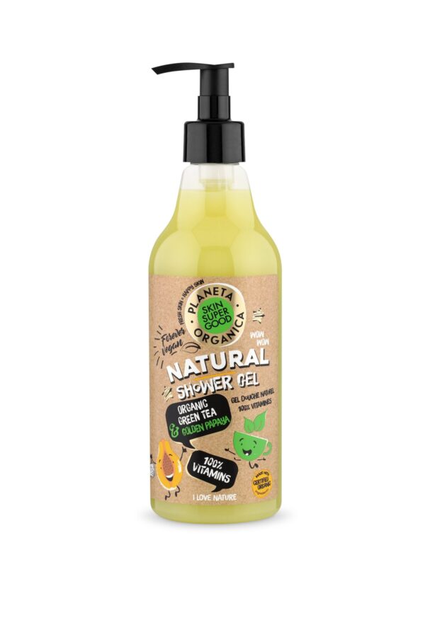 GEL DE DUCHA NATURAL «100 % VITAMINS», 500ml