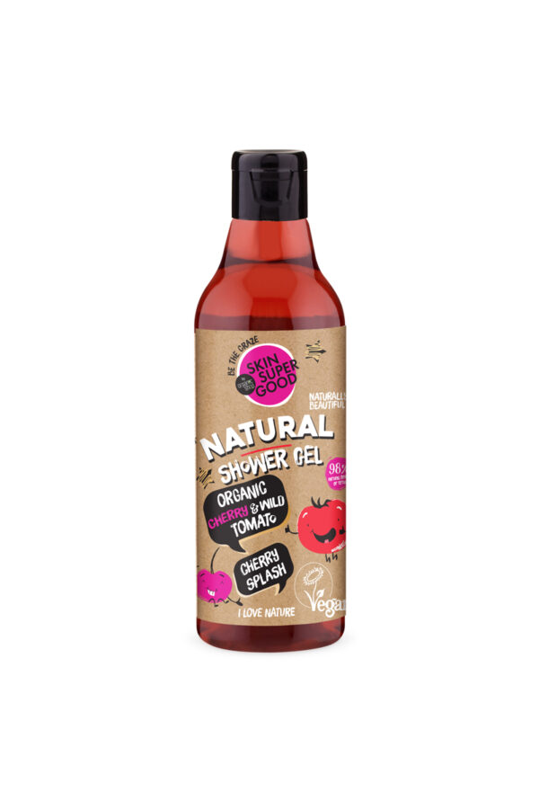 GEL DE DUCHA NATURAL «CHERRY SPLASH», 250ml