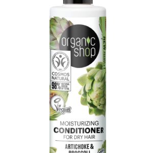 ACONDICIONADOR HIDRATANTE PARA CABELLO SECO «ALCACHOFA Y BRÓCOLI» DE ORGANIC SHOP, 280 ML