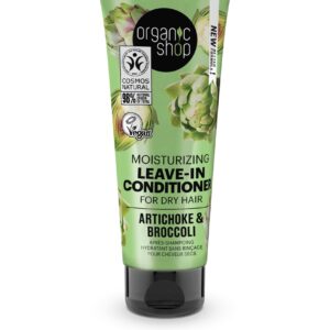 ACONDICIONADOR HIDRATANTE SIN ACLARADO PARA CABELLO SECO «ALCACHOFA Y BRÓCOLI» DE ORGANIC SHOP, 75 ML