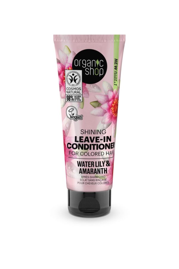 ACONDICIONADOR BRILLO SIN ACLARADO PARA CABELLO TEÑIDO NENÚFAR Y AMARANTO, 75 ML