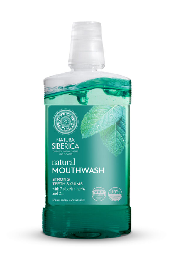 ENJUAGUE BUCAL NATURAL, 7 HIERBAS SIBERIANAS & ZN, 520 ML