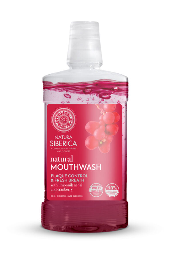 ENJUAGUE BUCAL NATURAL, SCHIZANDRA Y ARÁNDANO ROJO, 520 ML
