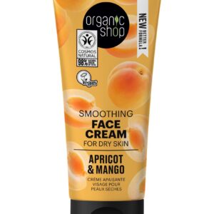 CREMA FACIAL LIGERA DIARIA PARA PIEL SECA «ALBARICOQUE Y MANGO» DE ORGANIC SHOP, 50 ML