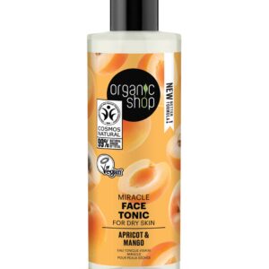 TÓNICO FACIAL MILAGROSO PARA PIEL SECA «ALBARICOQUE Y MANGO» DE ORGANIC SHOP, 150 ML