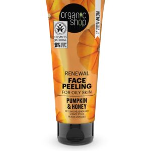 EXFOLIANTE FACIAL RENOVADOR PARA PIEL GRASA «CALABAZA Y MIEL» DE ORGANIC SHOP, 75 ML