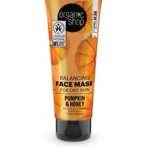 MASCARILLA FACIAL EQUILIBRANTE PARA PIEL GRASA «CALABAZA Y MIEL» DE ORGANIC SHOP, 75 ML