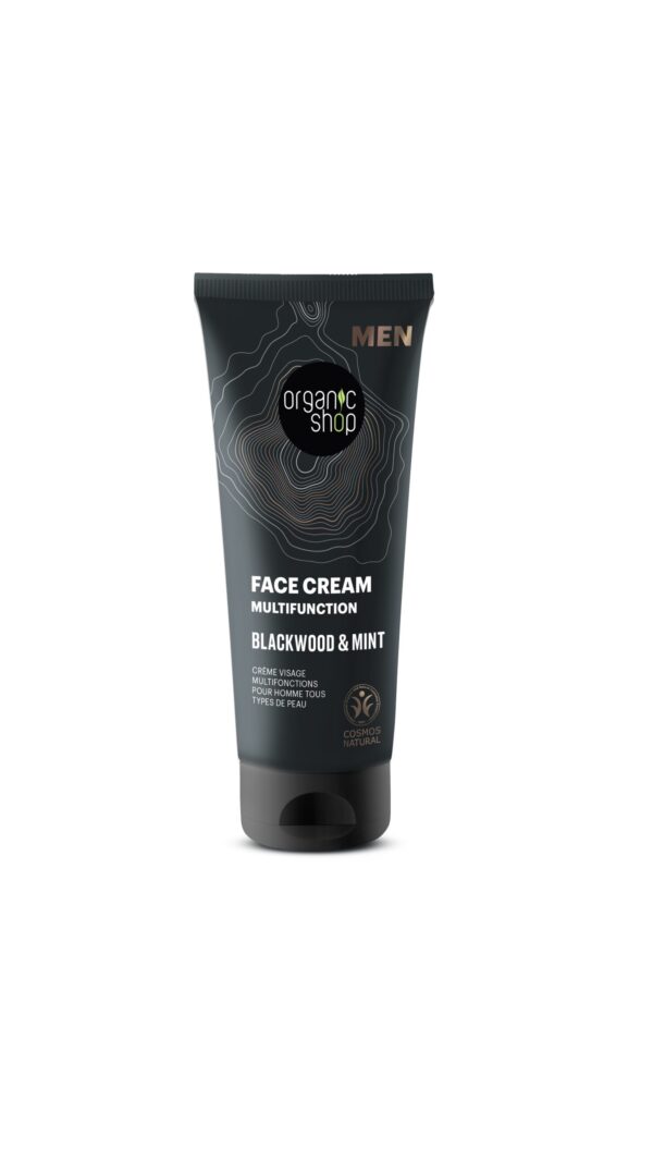 CREMA FACIAL MULTIFUNCIÓN «CORTEZA DE ROBLE Y MENTA» DE ORGANIC SHOP, 75 ML
