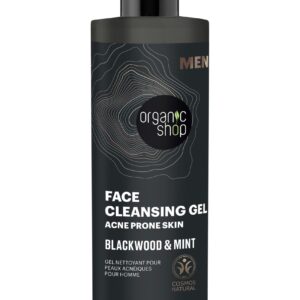GEL LIMPIADOR PARA PIEL ACNEICA «CORTEZA DE ROBLE Y MENTA» DE ORGANIC SHOP, 200 ML