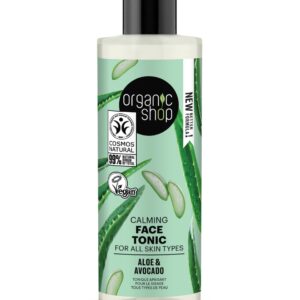 TÓNICO FACIAL CALMANTE PARA TODO TIPO DE PIEL «AGUACATE Y ALOE» DE ORGANIC SHOP, 150 ML