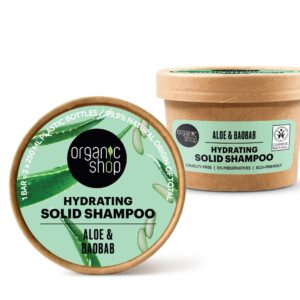 CHAMPÚ SÓLIDO HIDRATANTE ALOE Y BAOBAB, 60 G