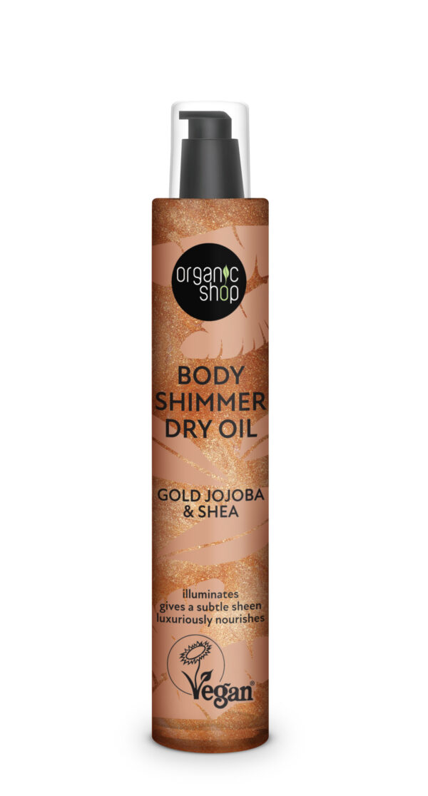 ACEITE SECO BODY SHIMMER JOJOBA DORADA Y KARITÉ, 100 ML