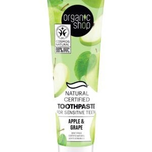OS MANZANA Y UVA. PASTA DE DIENTES NATURAL CERTIFICADA PARA SENSIBILIDAD DENTAL, 100 G