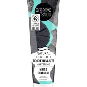 OS CARBÓN Y MENTA. PASTA DE DIENTES BLANQUEANTE NATURAL CERTIFICADA, 100 G