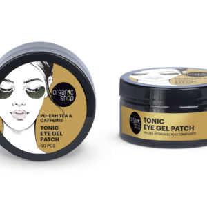 PARCHES DE GEL TONIFICANTE PARA OJOS TÉ PU-ERH Y CAFEÍNA, 60 PCS