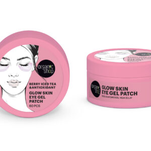 PARCHES DE GEL PARA OJOS "GLOW SKIN" TÉ DE BAYAS HELADO Y ANTIOXIDANTE, 60 PCS