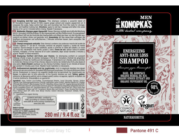 CHAMPÚ ANTICAÍDA ENERGIZANTE, 280 ML - Image 3