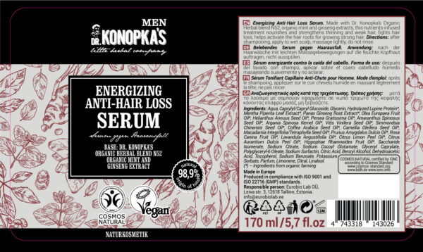 SÉRUM ANTICAÍDA ENERGIZANTE, 170 ML - Image 3