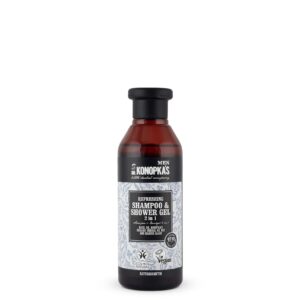 CHAMPÚ Y GEL DE DUCHA REFRESCANTE 2 EN 1, 280 ML