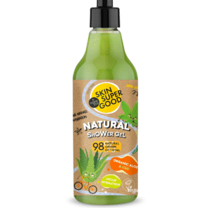 SKIN SUPER GOOD. NATURAL SHOWER GEL "HELLO HYDRATION", 500 ML