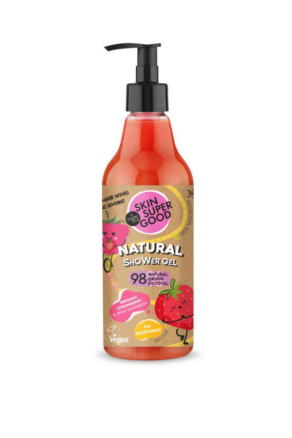 SKIN SUPER GOOD. NATURAL SHOWER GEL "GO SOOTHING!", 500 ML