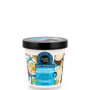 MOUSSE CORPORAL HIDRATANTE «PANNA COTTA DE COCO», 450 ML