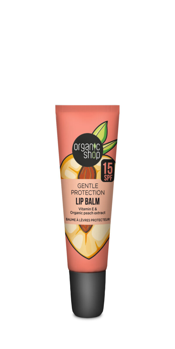 BÁLSAMO LABIAL OS PROTECCIÓN SUAVE SPF 15. VITAMINA E Y EXTRACTO DE MELOCOTÓN, 10 ML