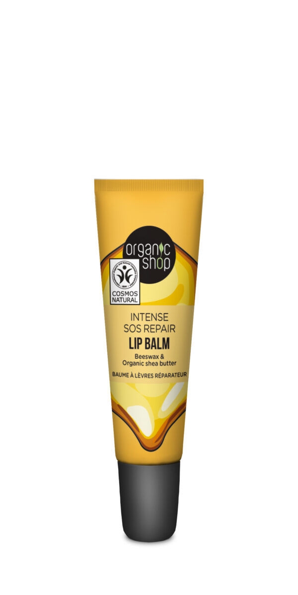 BÁLSAMO LABIAL SOS REPARADOR CON CERA DE ABEJAS Y MANTECA DE KARITÉ, 10 ML