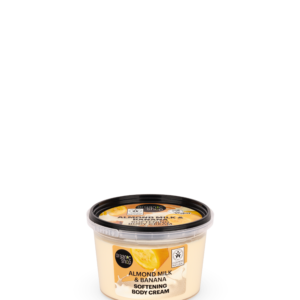 CREMA CORPORAL SUAVIZANTE «LECHE DE ALMENDRAS Y PLÁTANO», 250 ml