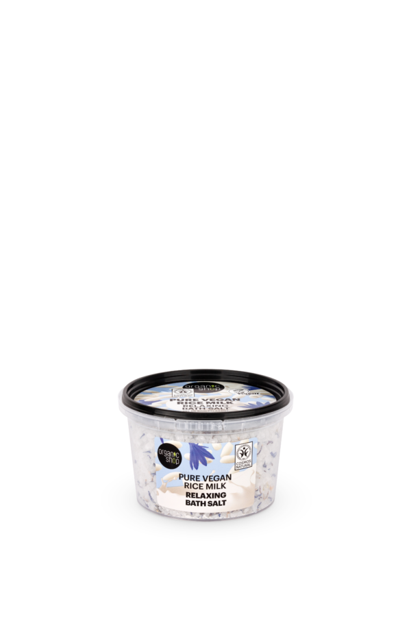 SAL DE BAÑO RELAJANTE CON LECHE DE ARROZ VEGANA, 300 g