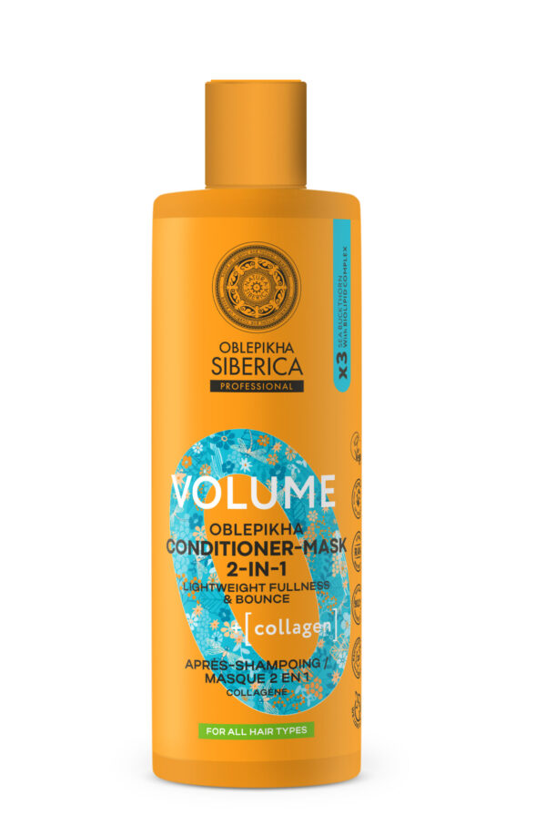 ACONDICIONADOR Y MASCARILLA 2 EN 1 VOLUMINIZADOR DE COLÁGENO, 400 ML