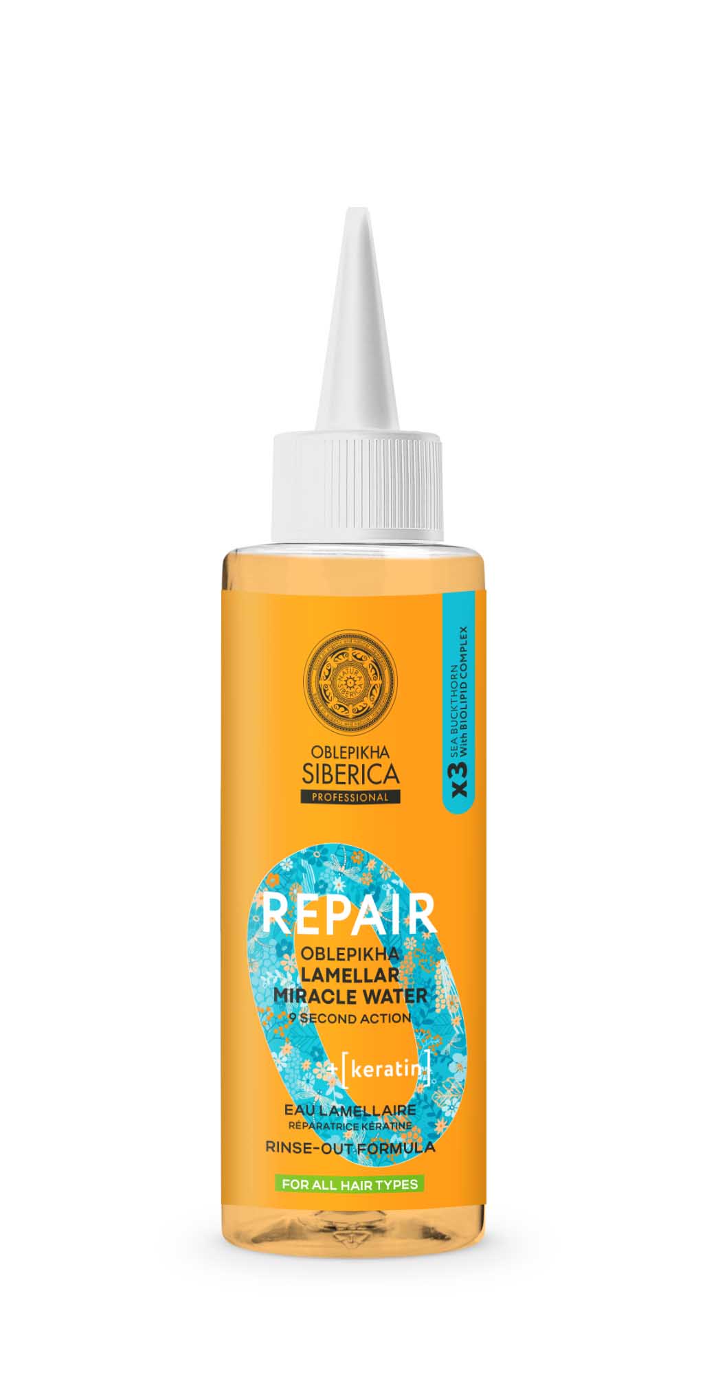 AGUA LAMELAR REPARADORA DE QUERATINA, 200 ML