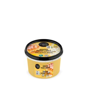 EXFOLIANTE CORPORAL DE SAL «MIEL Y ENEBRO» CON EFECTO SAUNA, 250 ml