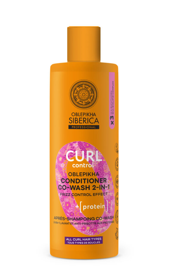 ACONDICIONADOR CO-WASH 2 EN 1 CON PROTEÍNAS «CURL CONTROL», 400 ML
