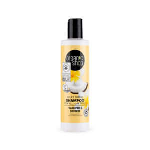 CHAMPÚ PARA TODO TIPO DE CABELLO «FRANCHIPÁN Y COCO», 280 ML