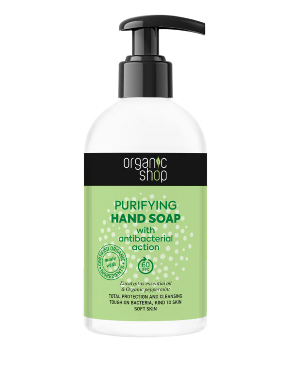 JABÓN DE MANOS PURIFICANTE CON ACCIÓN HIGIENIZANTE, 500 ML