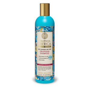 CHAMPÚ CON HIDROLATO DE ESPINO AMARILLO ORGÁNICO PARA CABELLO NORMAL Y CABELLO GRASO, LIMPIEZA PROFUNDA Y CUIDADO, 400 ML