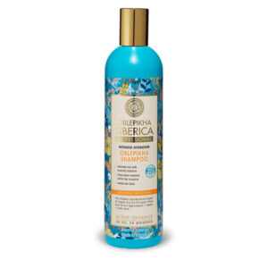CHAMPÚ CON HIDROLATO DE ESPINO AMARILLO ORGÁNICO PARA CABELLO NORMAL Y CABELLO SECO, HIDRATACIÓN INTENSIVA, 400 ML