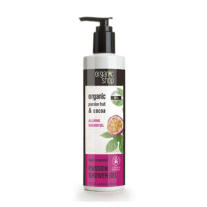 GEL DE DUCHA PASIÓN Y SEDUCCIÓN FRUTA DE LA PASIÓN Y CACAO, 280 ml