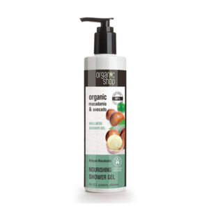 GEL DE DUCHA NUTRITIVO MACADAMIA Y AGUACATE, 280 ml