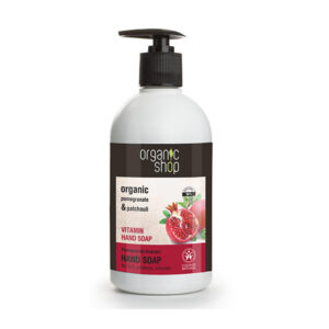 JABÓN DE MANOS DE VITAMINAS GRANADA Y PACHULI, 500 ml