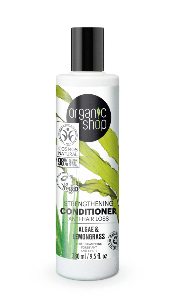 ACONDICIONADOR FORTALECEDOR ANTI-CAÍDA ALGAS Y CITRONELA, 280 ml