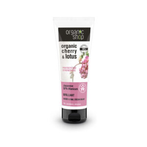 CREMA-ACONDICIONADOR PARA MANOS Y UÑAS CEREZA Y LOTO, 75 ml