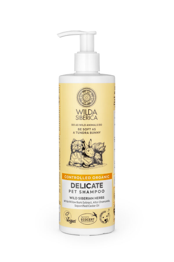 CHAMPÚ DELICADO PARA MASCOTAS, 400 ML