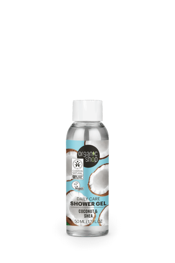 OGS TRA GEL DE DUCHA PARA EL CUIDADO DIARIO COCO Y KARITÉ, 50 ML